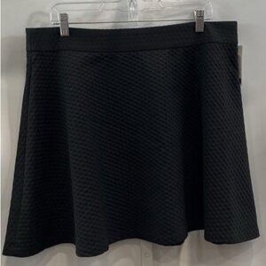 NWT Banana Republic, Black Textured Weave A-Line Skirt - Sz 16